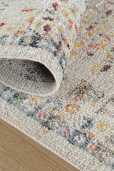 Antik 1112 Klasik Vintage Eskitme Salon Halısı Bej Retro Mutfak Halısı Tozumaz İnce Makine Halısı