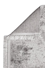 Konfor Bastia 1275 Krem Gri Yumuşak Örgü Modern Dokuma Bukle Halı