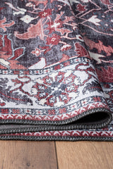 Konfor Antico 2354 Pamuk Tabanlı Yıkanabilir Otantik Vintage Klasik Eskitme Halı