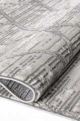 Konfor 4587 Gri Yumuşak Dokulu Salon Mutfak Koridor Oturma Odası Yolluk Halı Makine Halısı