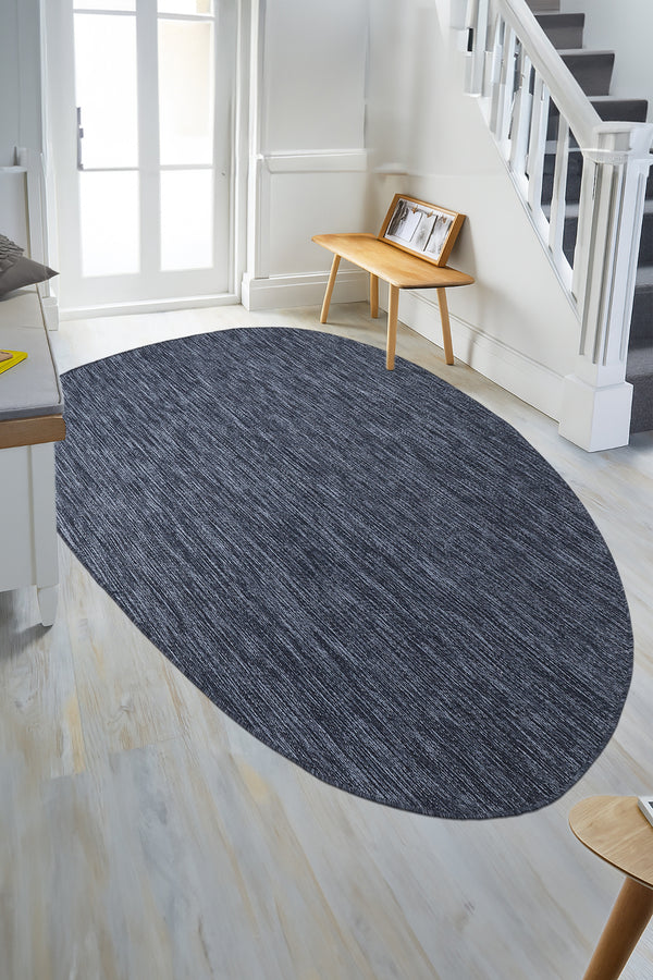 Konfor Halı Tema 9034 Lacivert Sisal Hasır İç Dış Mekan Kilim Dekoratif Bahçe Balkon Salon Halısı
