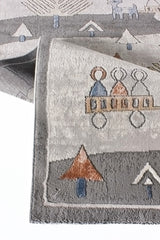 Konfor Kids Renkli 4583 Yumuşak Dokulu Modern Dokuma Çocuk Halısı