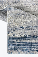 Konfor 4585 Mavi Yumuşak Dokulu Salon Mutfak Koridor Oturma Odası Dokuma Makine Halısı