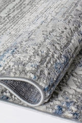 Konfor 4585 Mavi Yumuşak Dokulu Salon Mutfak Koridor Oturma Odası Dokuma Makine Halısı