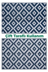 Savana 8804 Plaj Kamp Piknik Bahçe Halısı Balkon Teras Hasır Mat Savan Halı