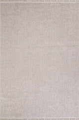 Loopy 5551 Bej Yumuşak Dokulu Bukle Modern Salon Mutfak Koridor Halısı Tozumaz Örgü Makine Halısı