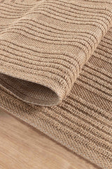 Natura 6662 %100 Doğal Jüt Kilim Bej Renkli Yumuşak Dokulu Şık Tasarımlı Kilim Modern Dokuma Kilim