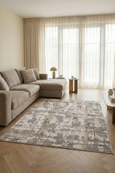 Notta 1100 Bej Yumuşak Dokulu Salon Mutfak Koridor Oturma Odası Dokuma Makine Halısı