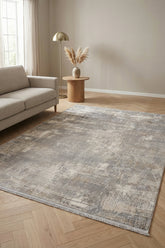 Notta 1107 Gri Yumuşak Dokulu Salon Mutfak Koridor Oturma Odası Dokuma Makine Halısı