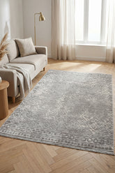 Notta 1108 Gri Yumuşak Dokulu Salon Mutfak Koridor Oturma Odası Dokuma Makine Halısı