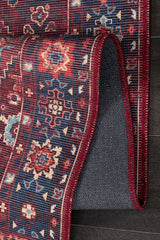 Konfor Antico 2307 Pamuk Tabanlı Yıkanabilir Otantik Vintage Klasik Eskitme Halı