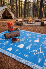 Savana 8808 Plaj Kamp Piknik Bahçe Halısı Balkon Teras Hasır Mat Savan Halı