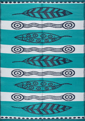 Savana 8809 Plaj Kamp Piknik Bahçe Halısı Balkon Teras Hasır Mat Savan Halı