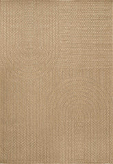 Sisaluna 4443 Bej Jüt Tabanlı Modern Dokuma Kilim Sisal Hasır Halı