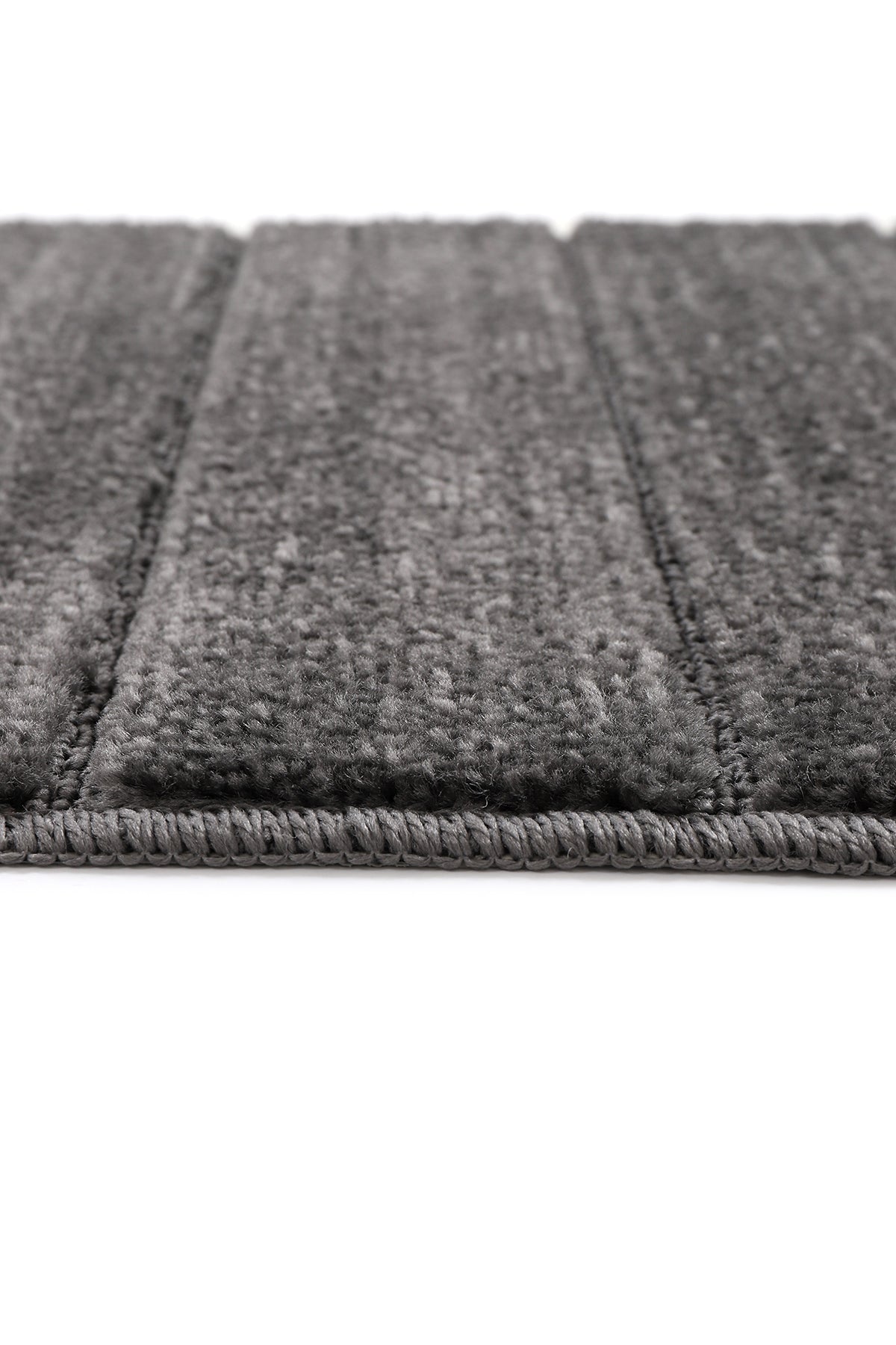 Doğal Kaymaz Taban Banyo Paspas Set Yumuşak Dokulu Su Emici Yıkanabilir Yeni Çizgili Set 50x80-50x40