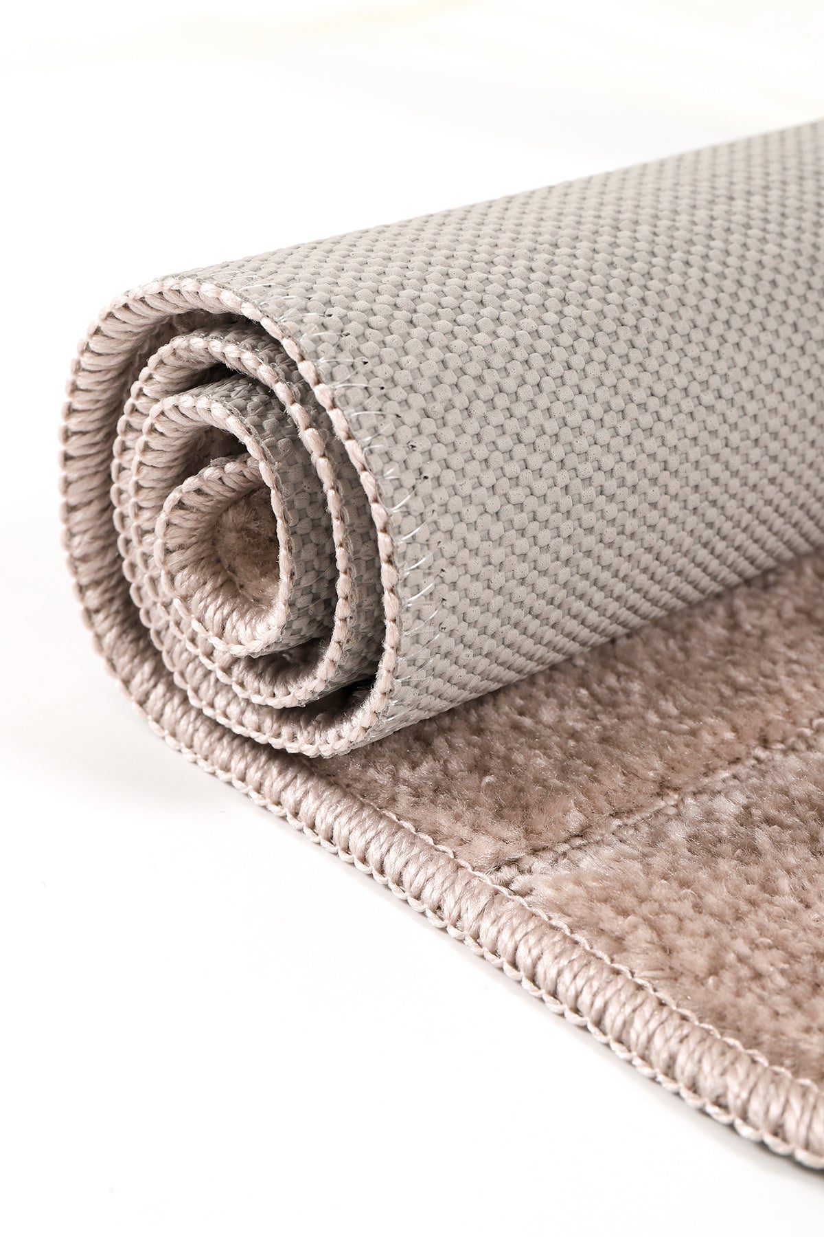 Doğal Kaymaz Taban Banyo Paspas Set Yumuşak Dokulu Su Emici Yıkanabilir Yeni Çizgili Set 50x80-50x40