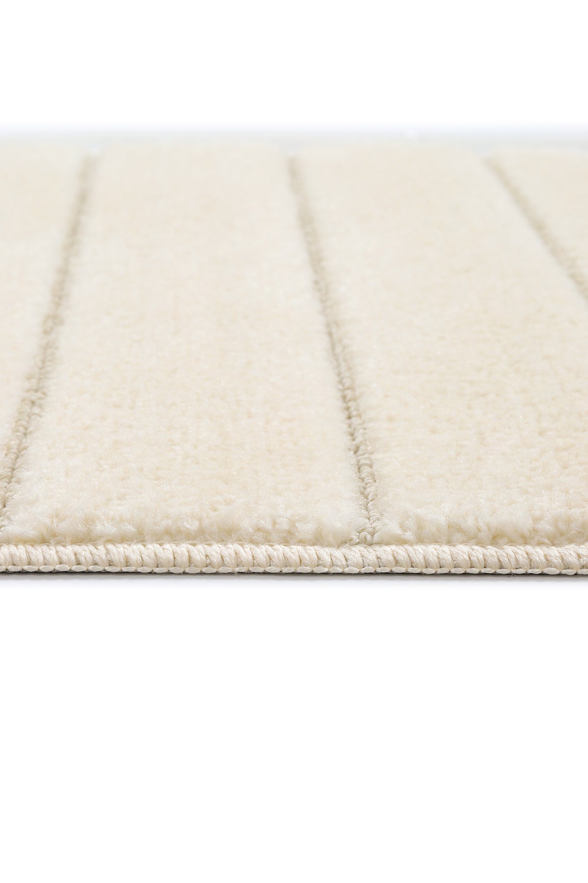 Doğal Kaymaz Taban Banyo Paspas Set Yumuşak Dokulu Su Emici Yıkanabilir Yeni Çizgili Set 50x80-50x40
