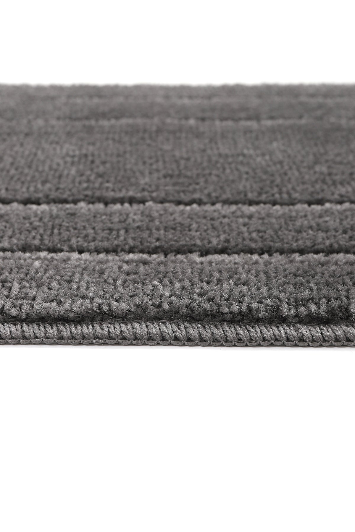 Doğal Kaymaz Taban Banyo Paspas Seti Uzun Ömürlü Yumuşak Dokulu Su Emici Yıkanabilir Çerçeve Set 50x80-50x40