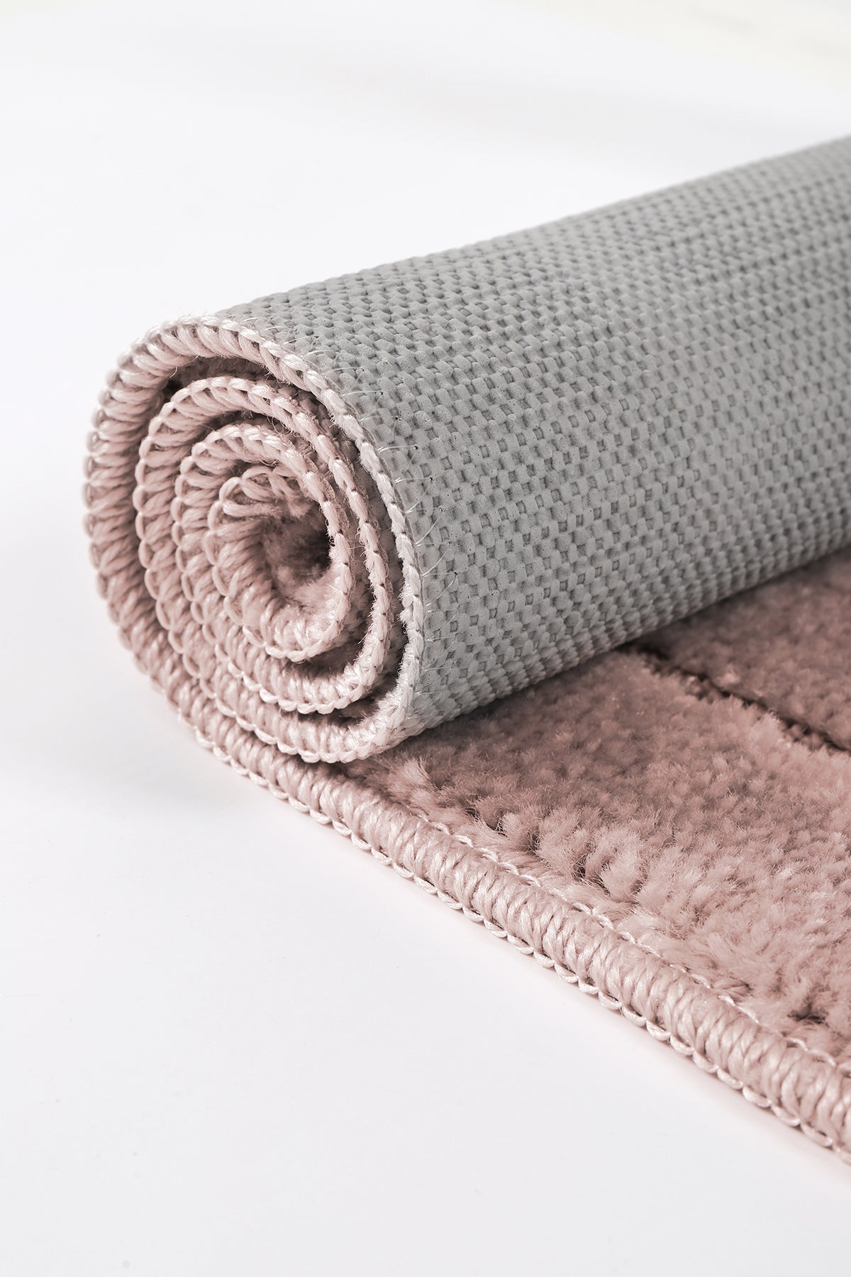 Doğal Kaymaz Taban Banyo Paspas Seti Uzun Ömürlü Yumuşak Dokulu Su Emici Yıkanabilir Çerçeve Set 50x80-50x40