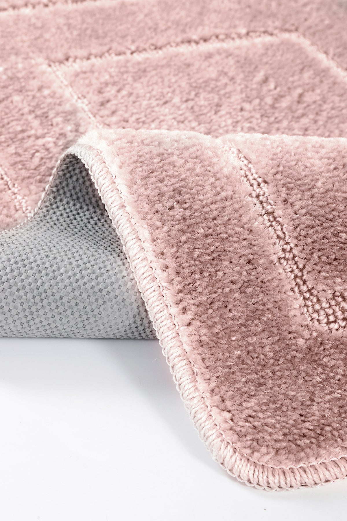 Doğal Kaymaz Taban Banyo Paspas Seti Uzun Ömürlü Yumuşak Dokulu Su Emici Yıkanabilir Çerçeve Set 50x80-50x40