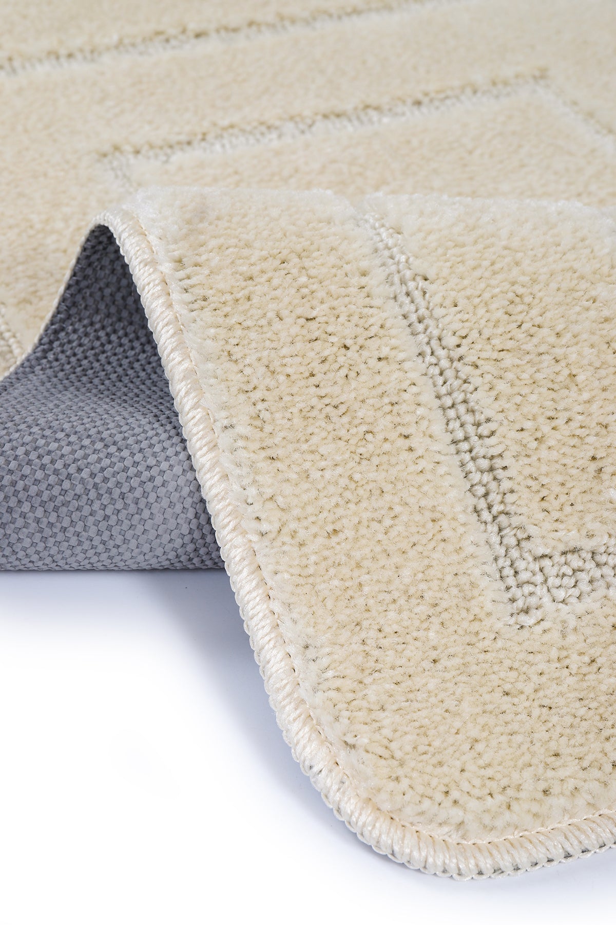 Doğal Kaymaz Taban Banyo Paspas Seti Uzun Ömürlü Yumuşak Dokulu Su Emici Yıkanabilir Çerçeve Set 50x80-50x40