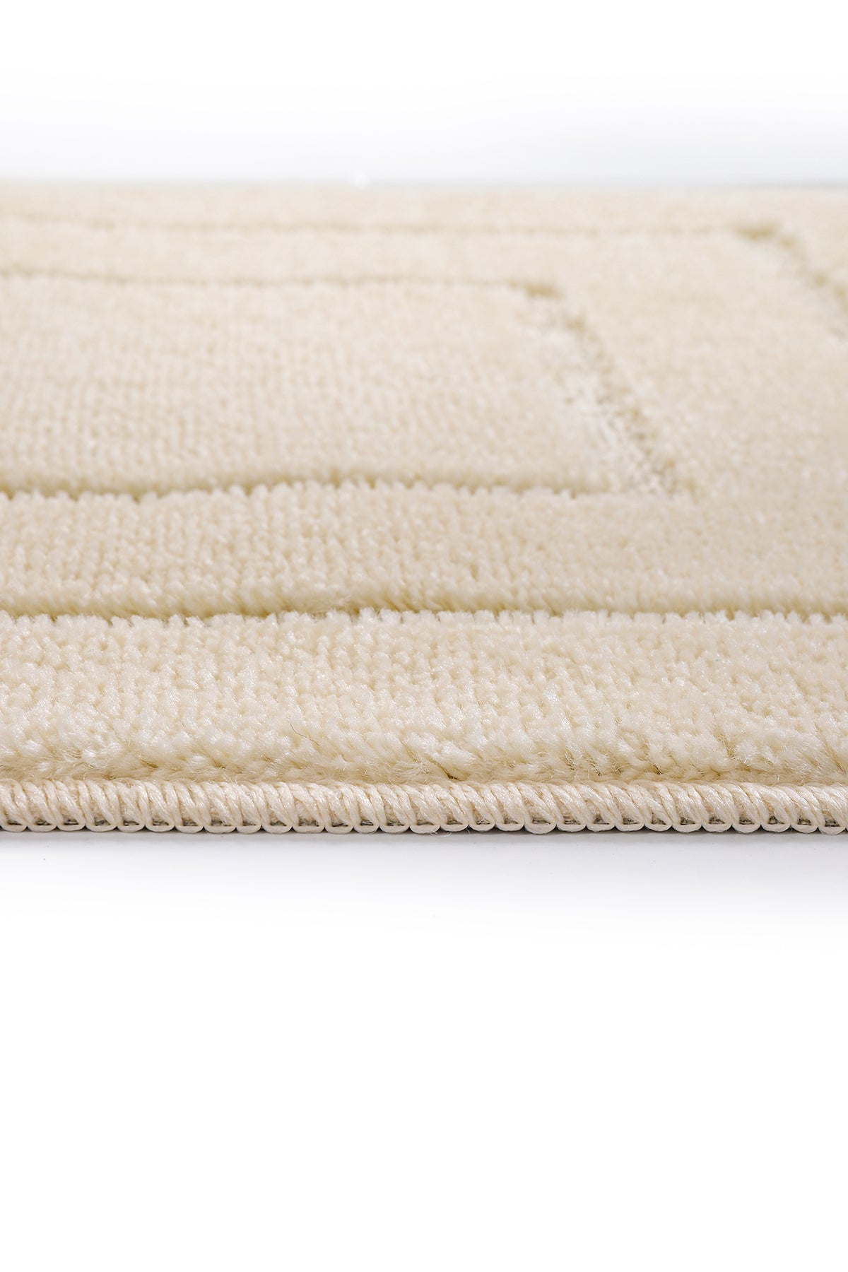Doğal Kaymaz Taban Banyo Paspas Seti Uzun Ömürlü Yumuşak Dokulu Su Emici Yıkanabilir Çerçeve Set 50x80-50x40