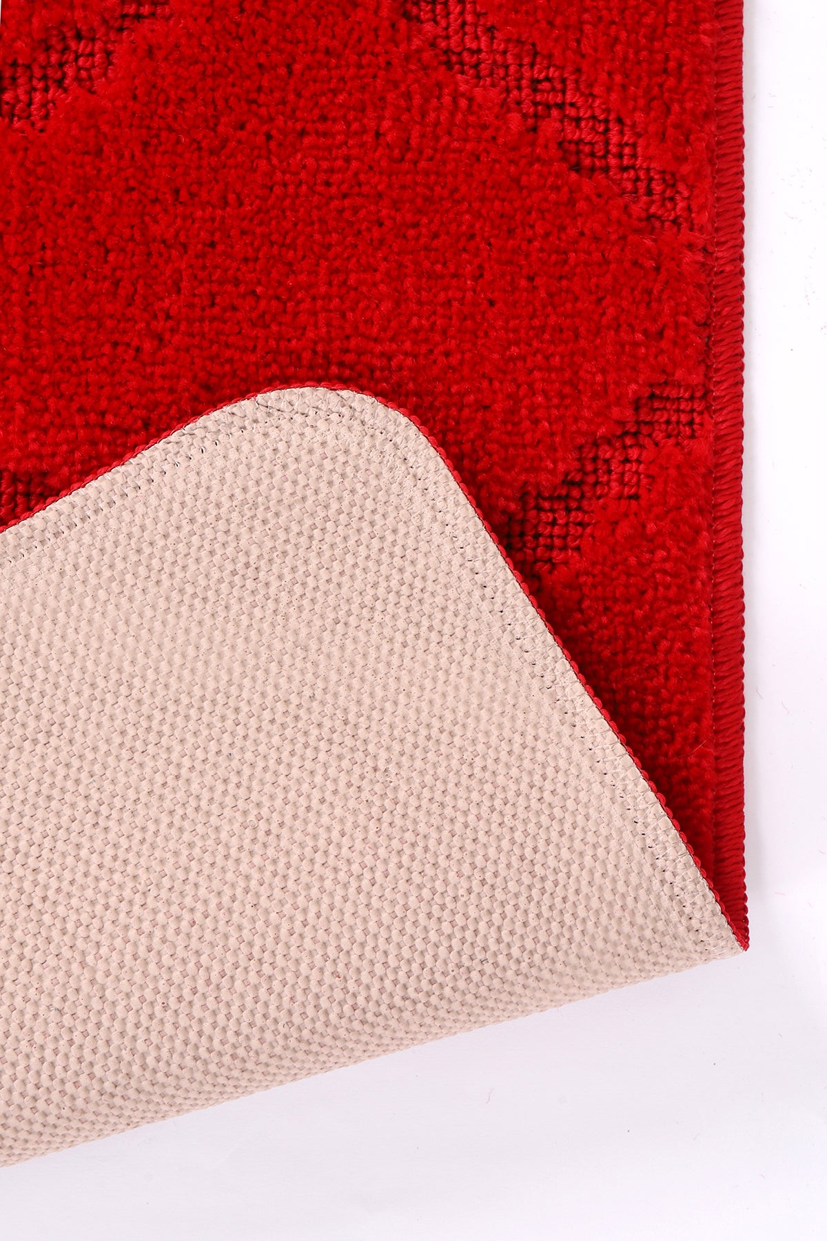 Doğal Kaymaz Taban Banyo Paspas Seti Uzun Ömürlü Yumuşak Dokulu Su Emici Yıkanabilir Çizgili Set 50x80-50x40