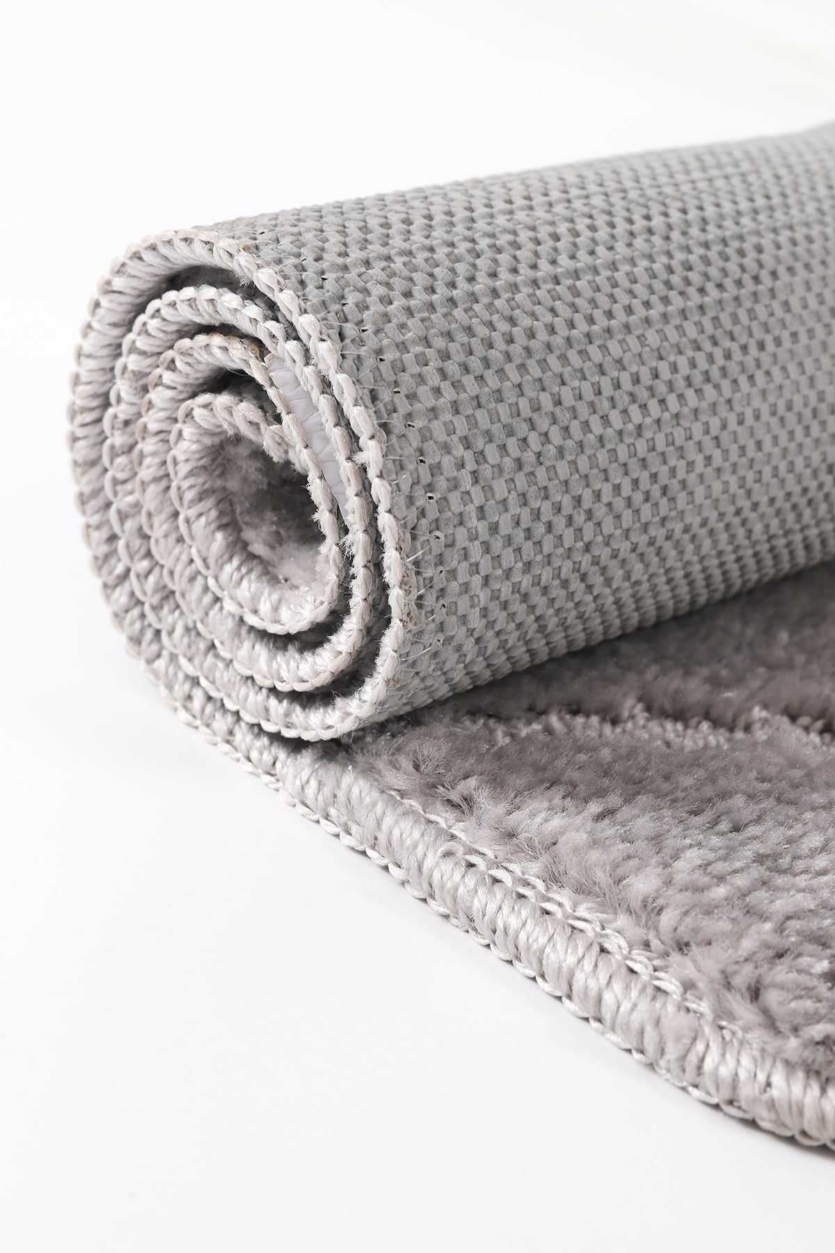Doğal Kaymaz Taban Banyo Paspas Seti Uzun Ömürlü Yumuşak Dokulu Su Emici Yıkanabilir Çizgili Set 50x80-50x40