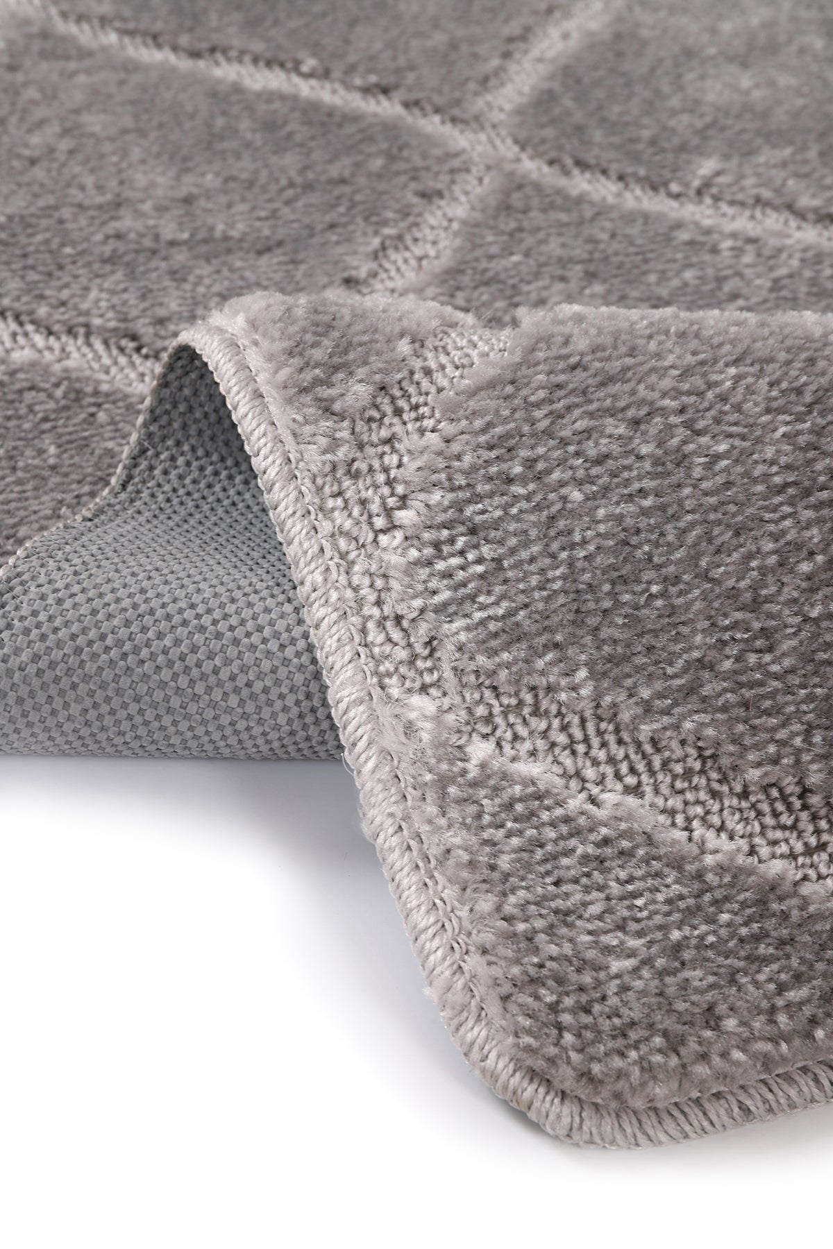 Doğal Kaymaz Taban Banyo Paspas Seti Uzun Ömürlü Yumuşak Dokulu Su Emici Yıkanabilir Çizgili Set 50x80-50x40