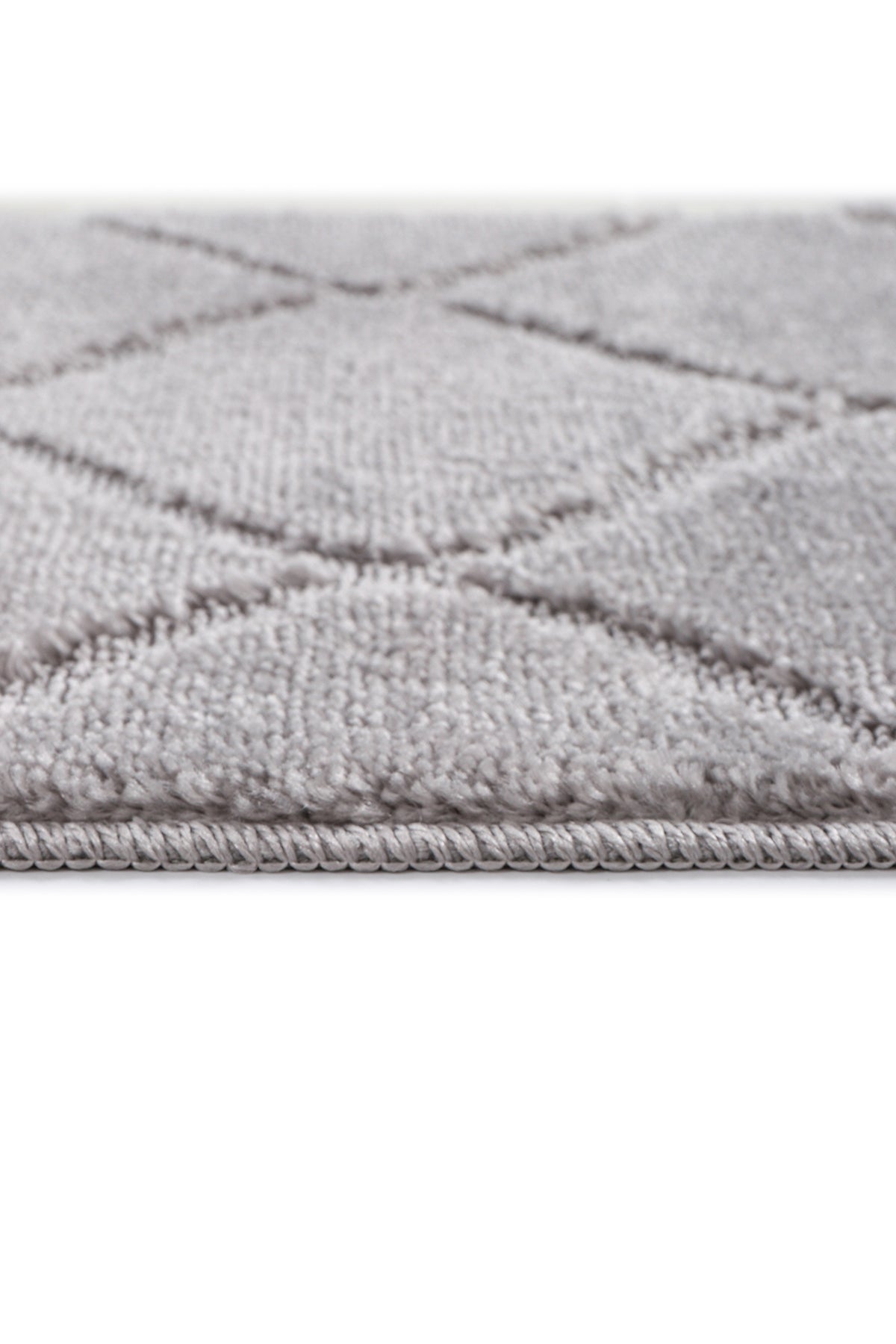 Doğal Kaymaz Taban Banyo Paspas Seti Uzun Ömürlü Yumuşak Dokulu Su Emici Yıkanabilir Çizgili Set 50x80-50x40