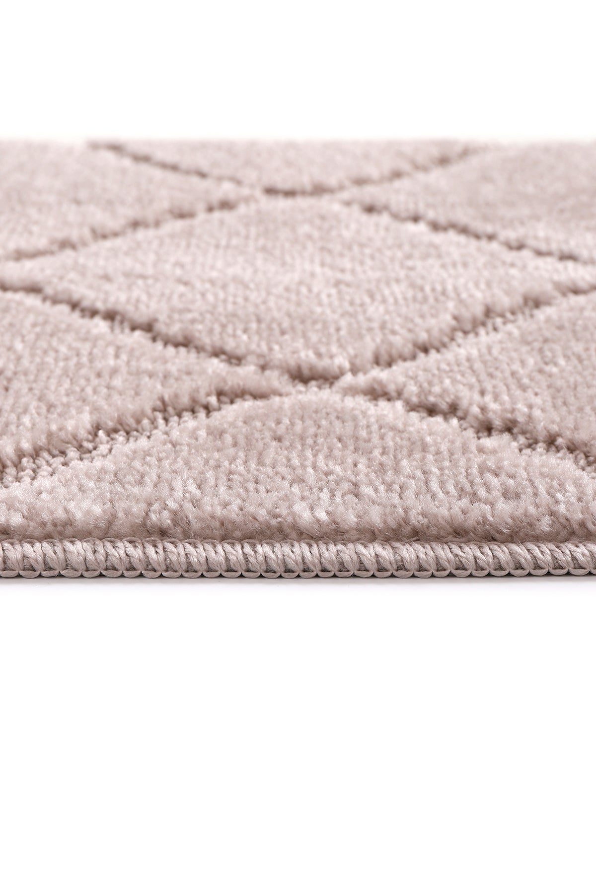 Doğal Kaymaz Taban Banyo Paspas Seti Uzun Ömürlü Yumuşak Dokulu Su Emici Yıkanabilir Çizgili Set 50x80-50x40