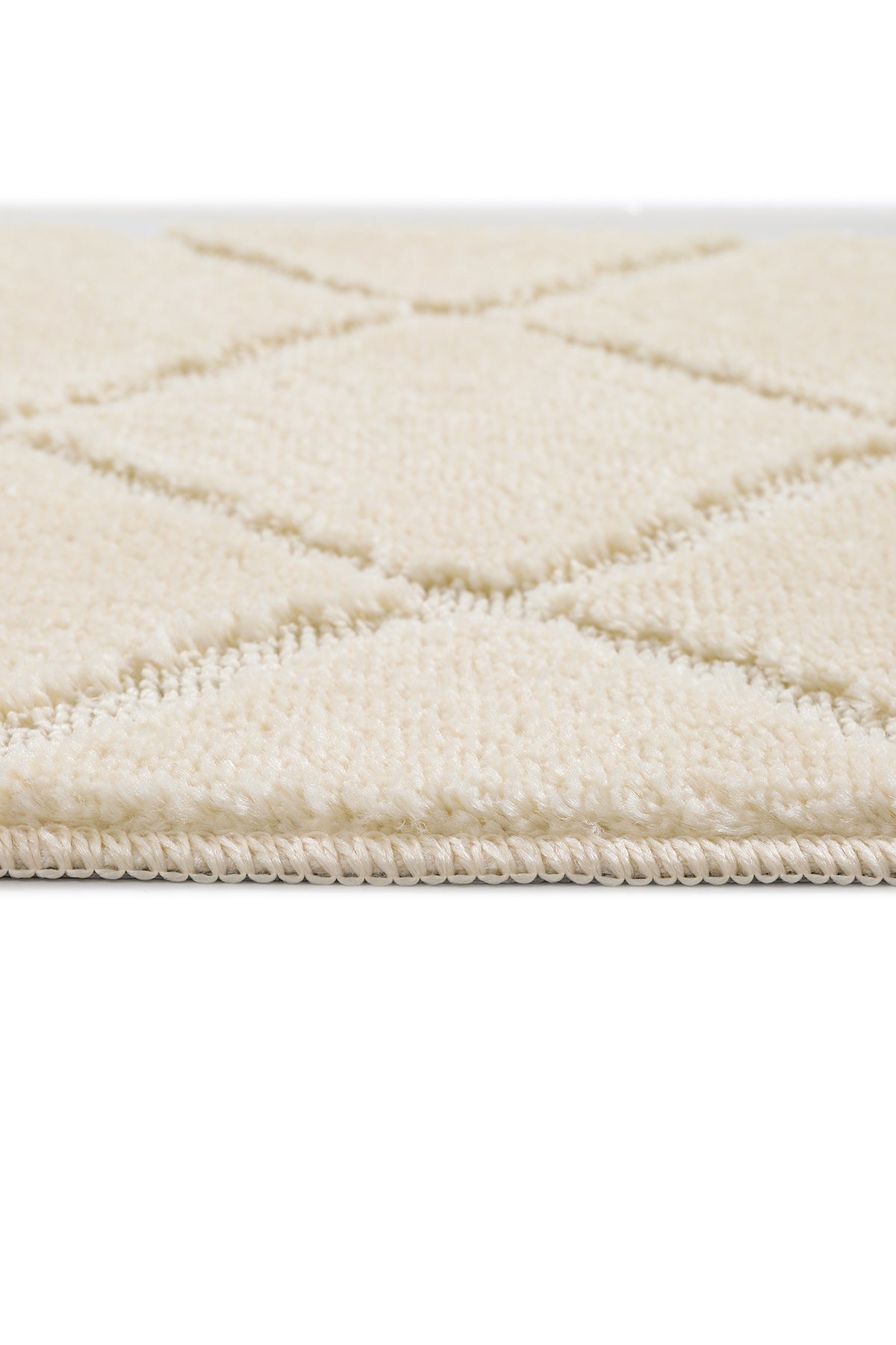 Doğal Kaymaz Taban Banyo Paspas Seti Uzun Ömürlü Yumuşak Dokulu Su Emici Yıkanabilir Çizgili Set 50x80-50x40