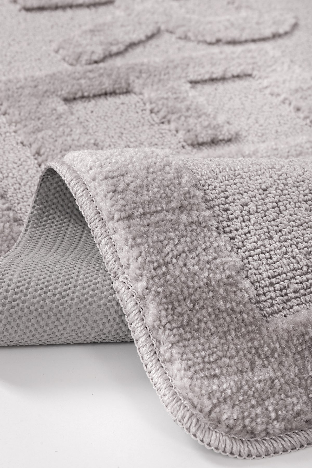 Doğal Kaymaz Taban Banyo Paspas Uzun Ömürlü Yumuşak Dokulu Su Emici Yıkanabilir Relax 60x100