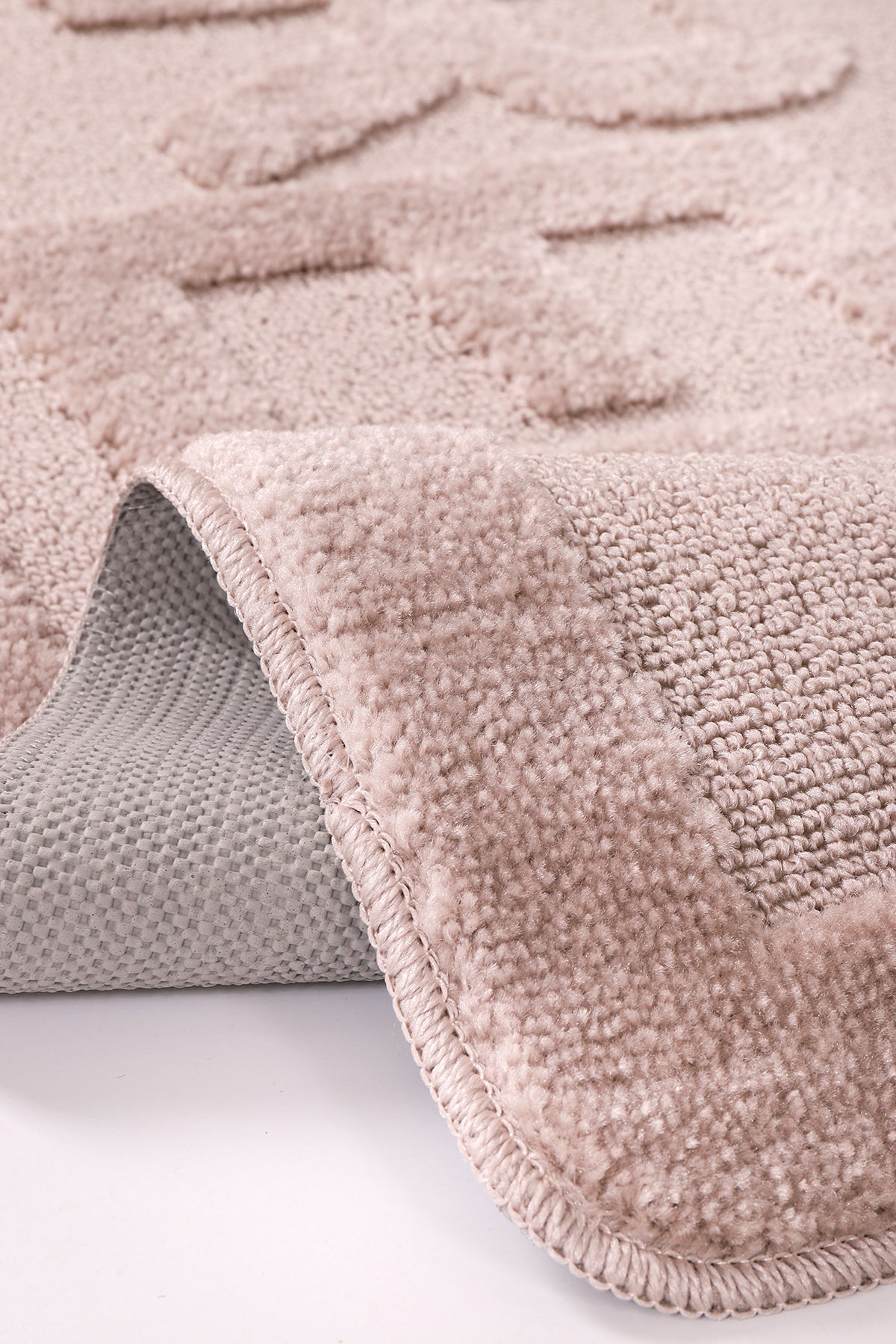 Doğal Kaymaz Taban Banyo Paspas Uzun Ömürlü Yumuşak Dokulu Su Emici Yıkanabilir Relax 60x100
