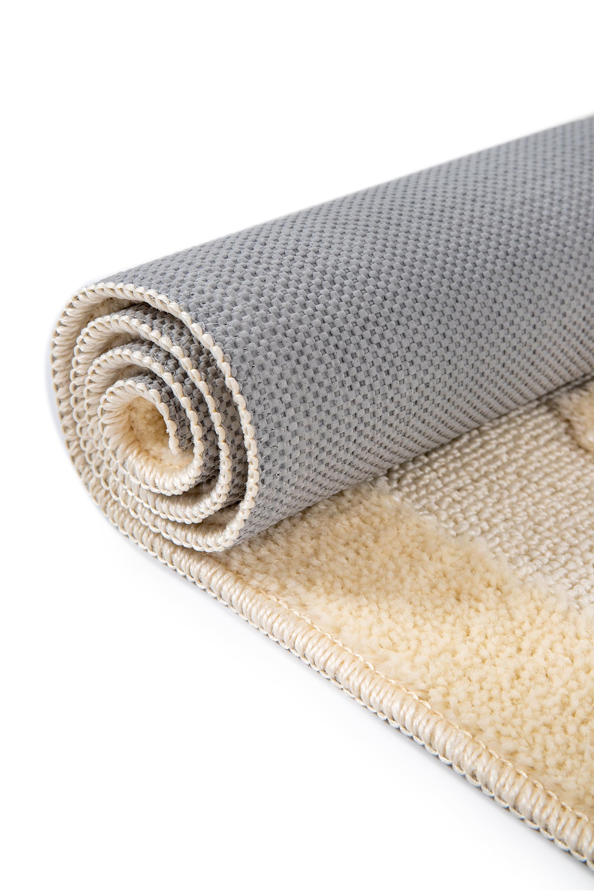 Doğal Kaymaz Taban Banyo Paspas Uzun Ömürlü Yumuşak Dokulu Su Emici Yıkanabilir Shine 60x100