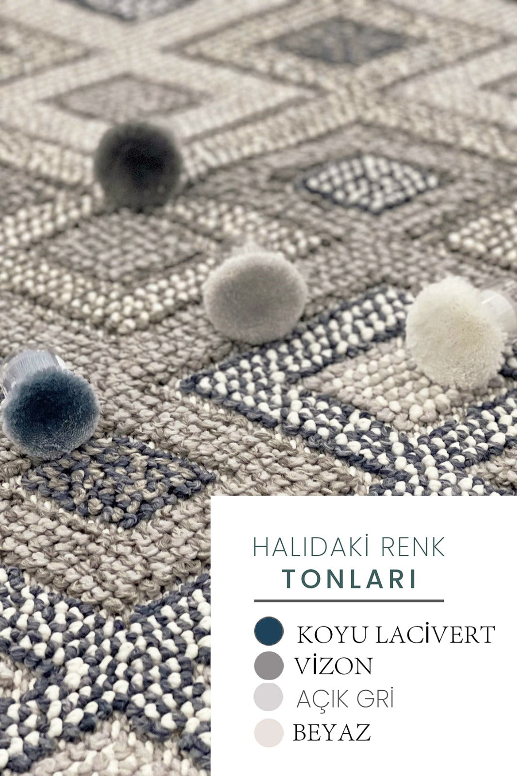 Beverly 2262 Krem Halı Iskandinav Bukle Hav Toz Vermez Halı Yolluk Salon Koridor Oturma Odası Halısı