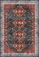 Konfor Antico 2355 Pamuk Tabanlı Yıkanabilir Otantik Vintage Klasik Eskitme Halı