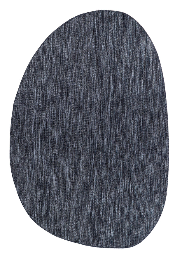 Konfor Halı Tema 9034 Lacivert Sisal Hasır İç Dış Mekan Kilim Dekoratif Bahçe Balkon Salon Halısı