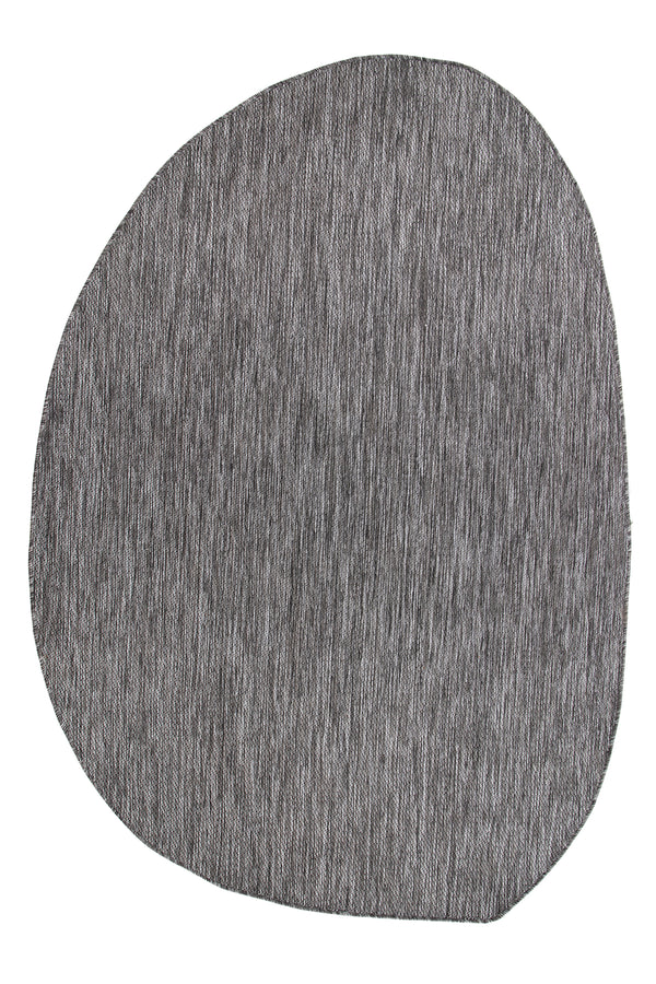 Konfor Halı Tema 9035 Gri Sisal Hasır İç Dış Mekan Kilim Dekoratif Bahçe Balkon Salon Halısı