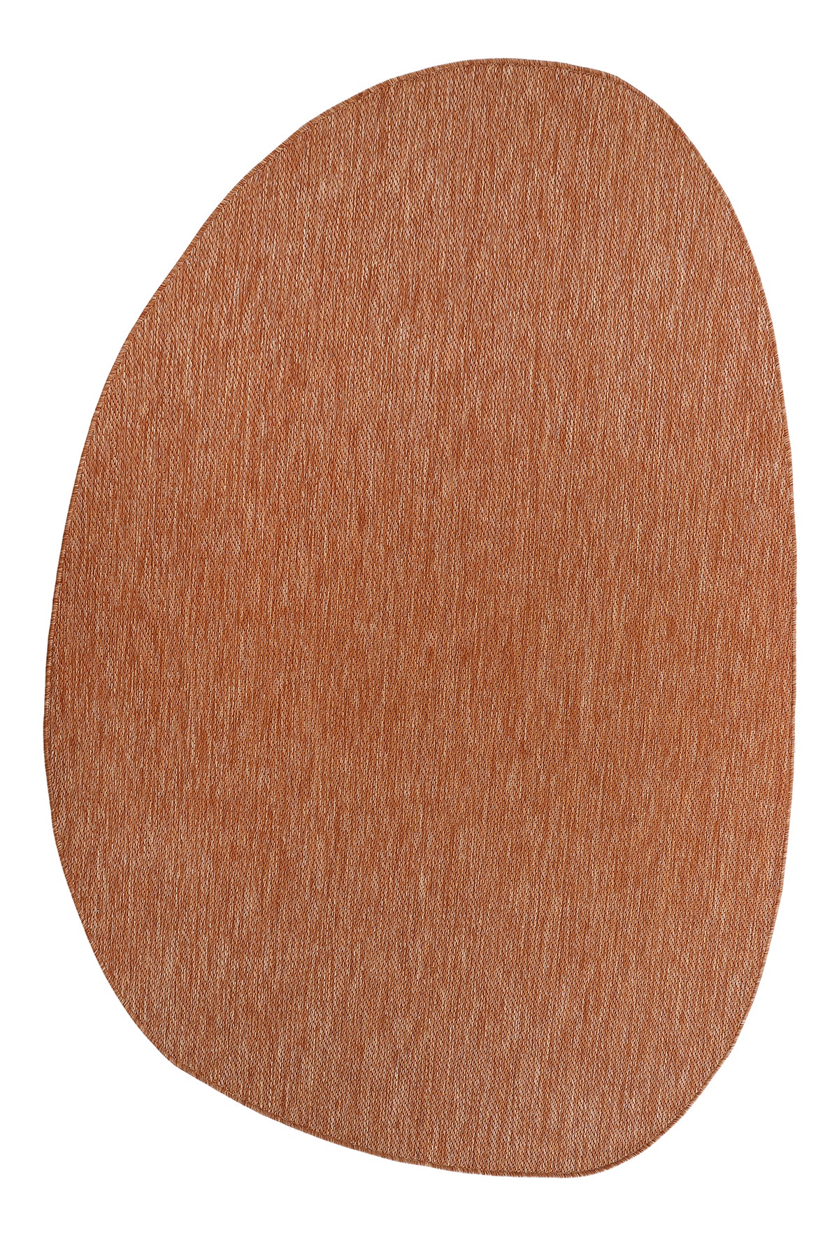 Konfor Halı Tema 9038 Turuncu Sisal Hasır İç Dış Mekan Kilim Dekoratif Bahçe Balkon Salon Halısı