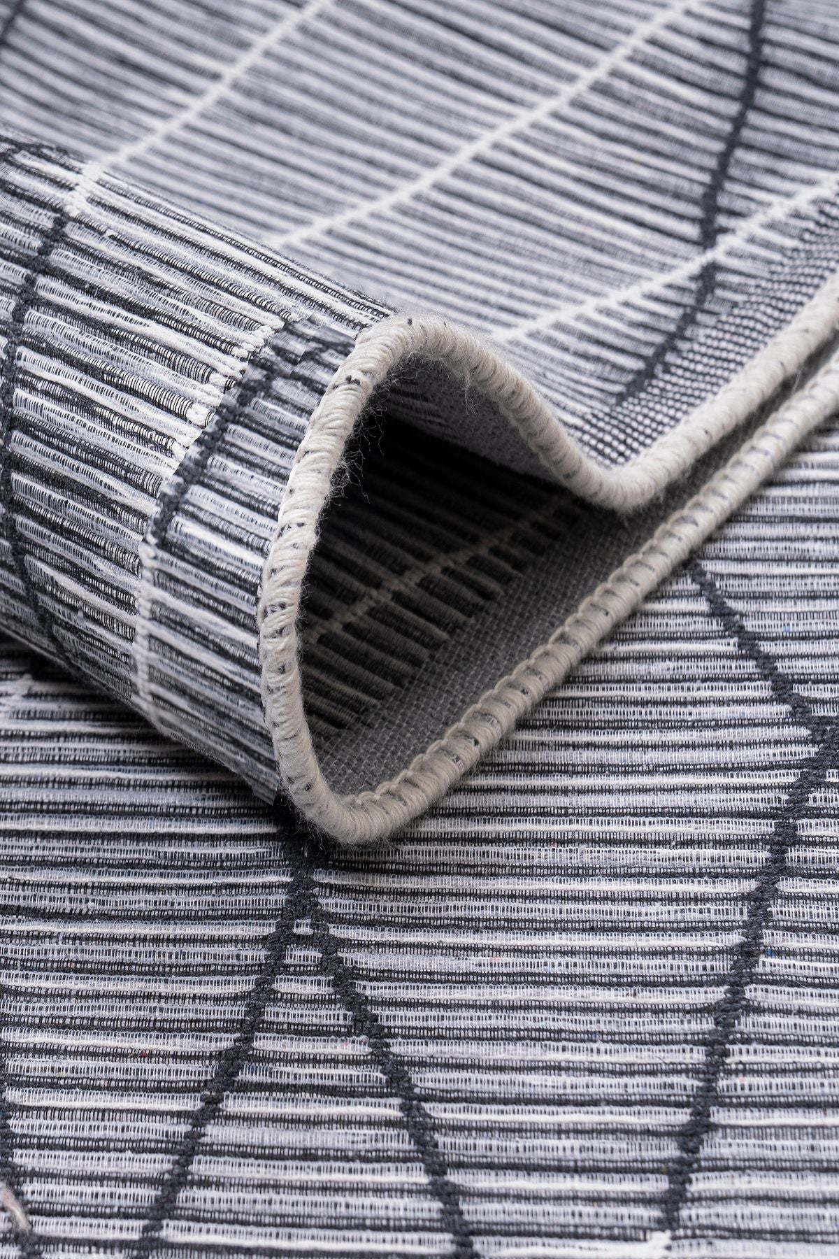 Modern Çift Taraflı Yıkanabilir Pamuk Saçaklı Dokuma Dekoratif Yolluk Halı Kilim