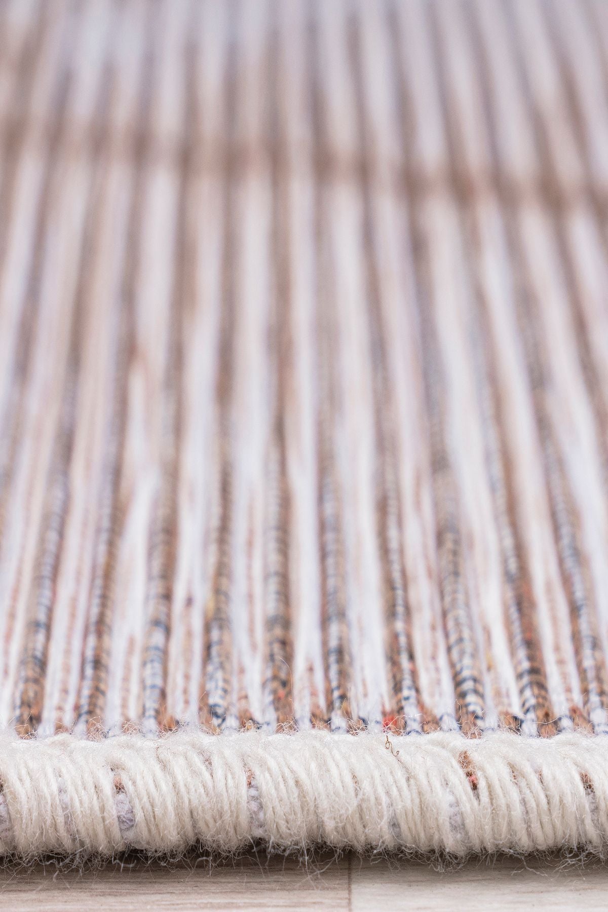 Modern Çift Taraflı Yıkanabilir Pamuk Saçaklı Dokuma Dekoratif Yolluk Halı Kilim