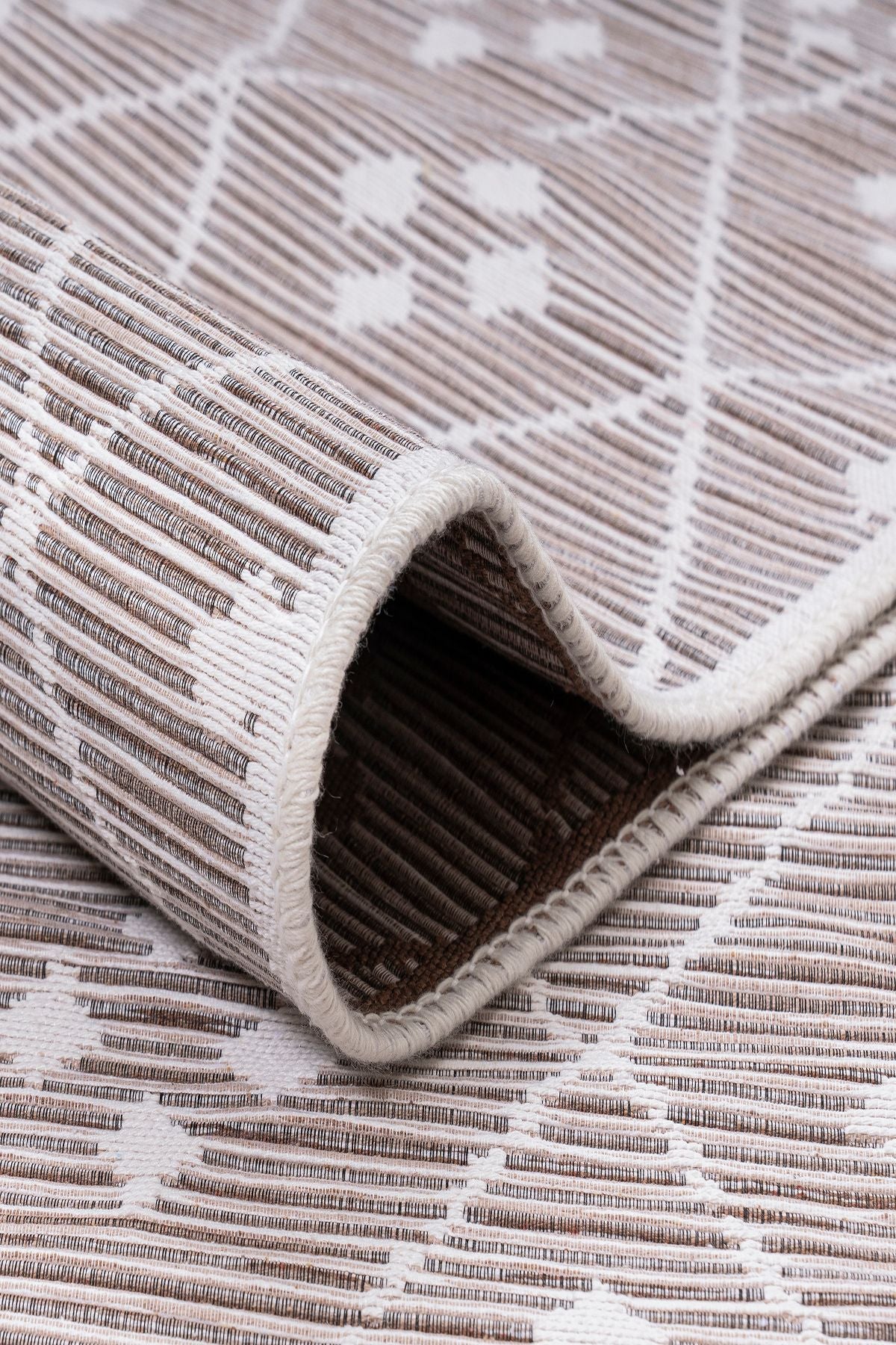 Modern Çift Taraflı Yıkanabilir Pamuk Saçaklı Dokuma Dekoratif Yolluk Halı Kilim