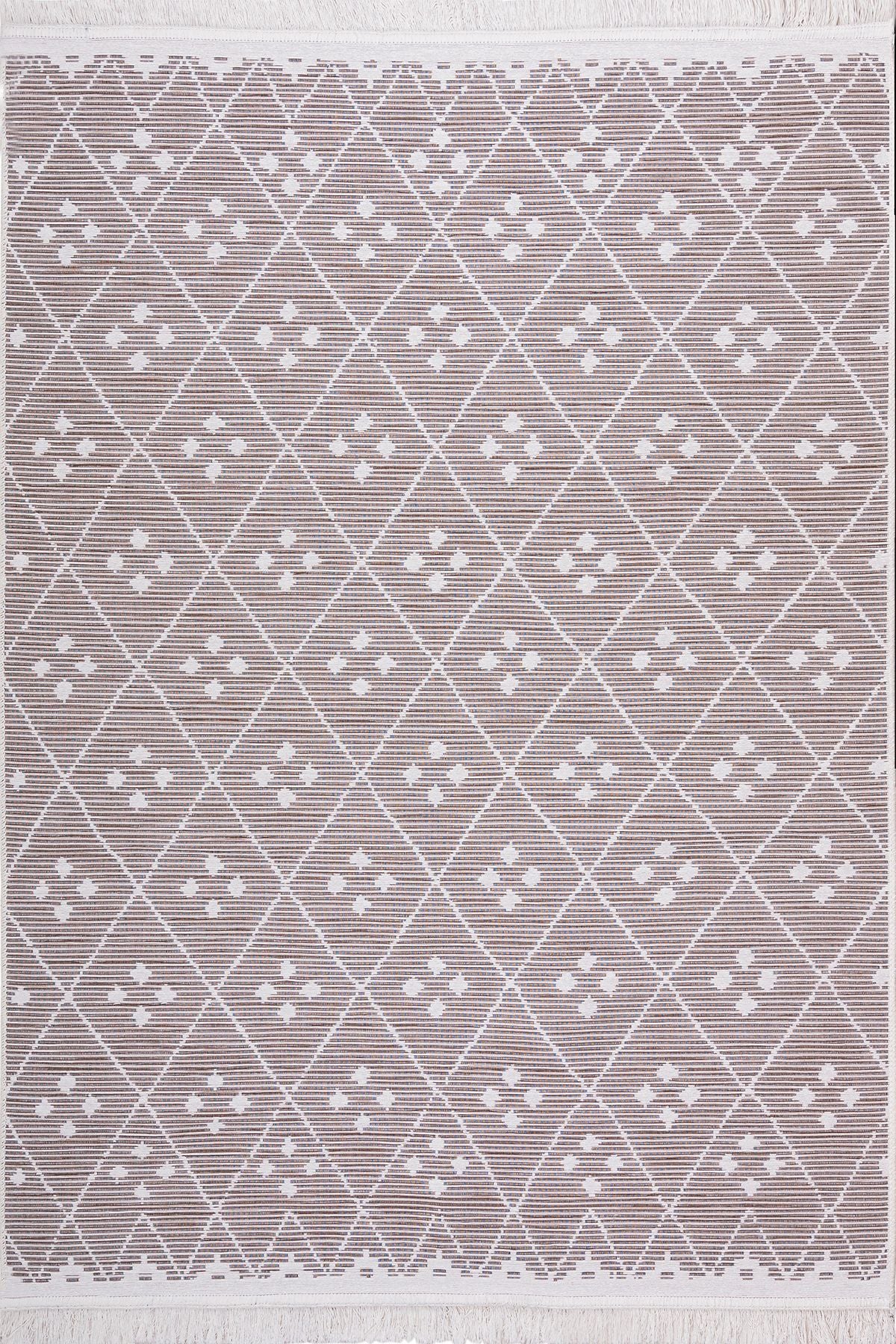 Modern Çift Taraflı Yıkanabilir Pamuk Saçaklı Dokuma Dekoratif Yolluk Halı Kilim