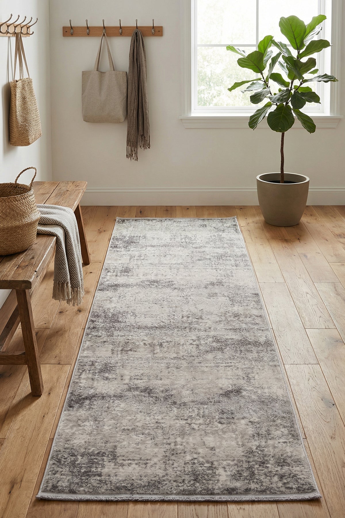 Notta 1121 Bej Yumuşak Dokulu Salon Mutfak Koridor Oturma Odası Yolluk Halı Makine Halısı