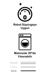 Rugium Pera Karabağ Yıkanabilir Halı Pamuk Taban Dokuma Kilim 2321