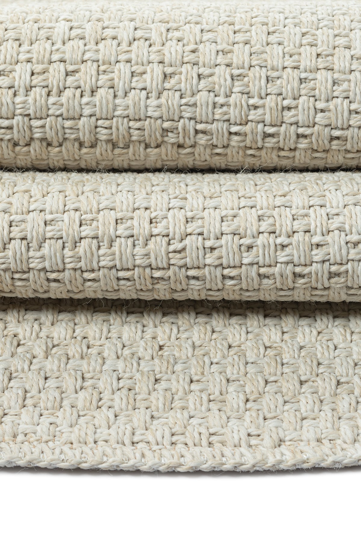 Rusticana 3106 Jüt Tabanlı Modern Örme Yuvarlak Kilim