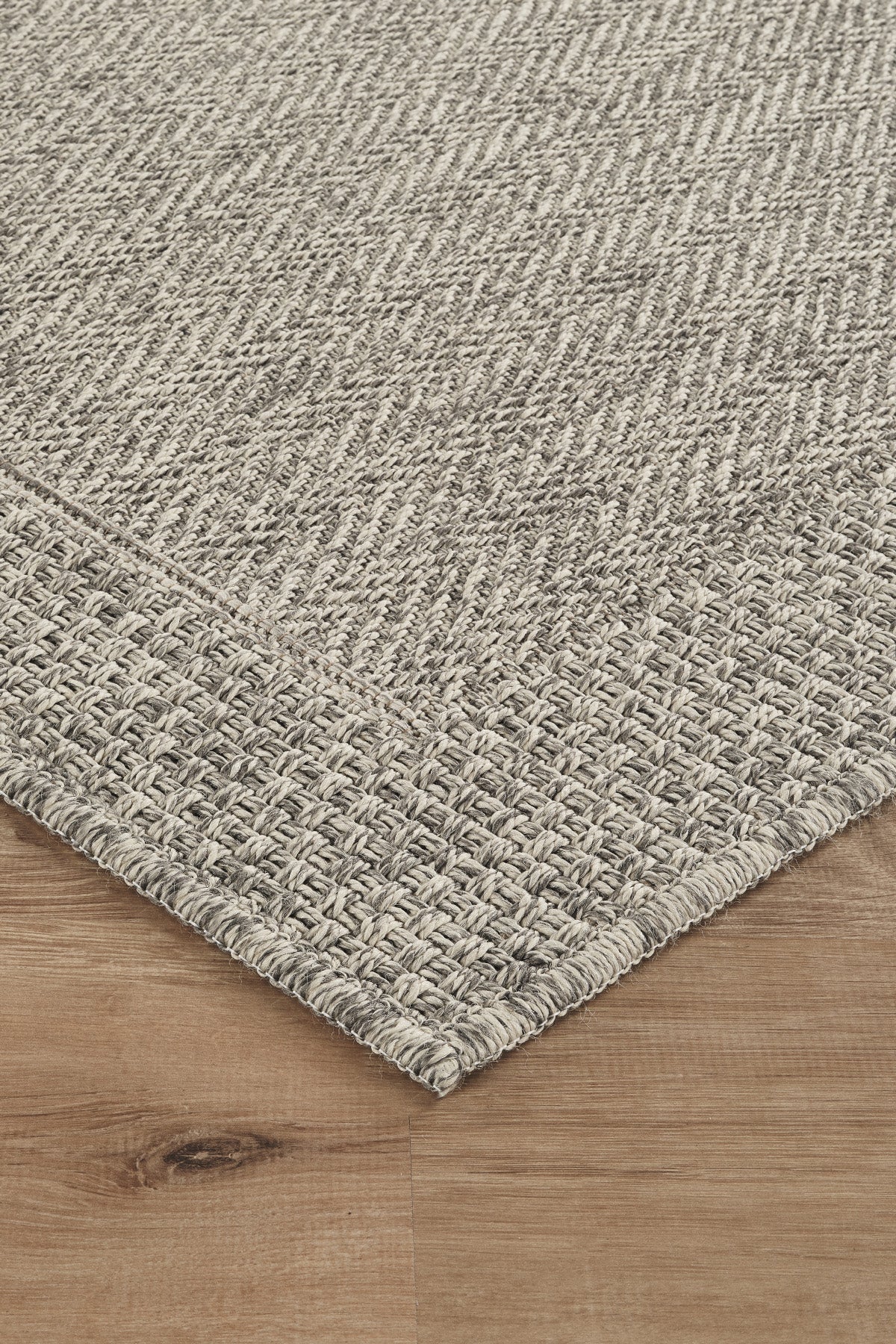 Rusticana 3109 Gri Naturel Jüt Halı Modern Örme Kilim Rusticana_3109