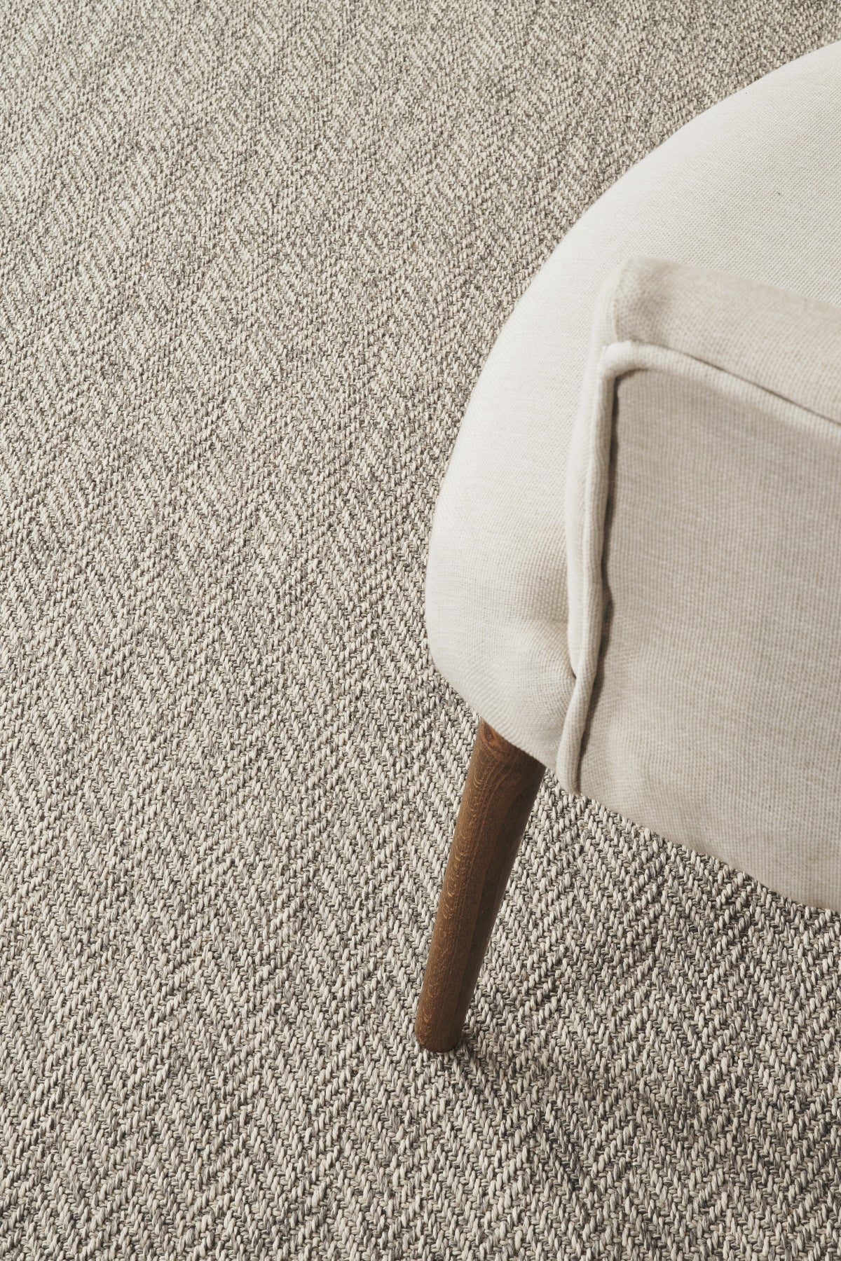 Rusticana 3109 Gri Naturel Jüt Halı Modern Örme Kilim Rusticana_3109
