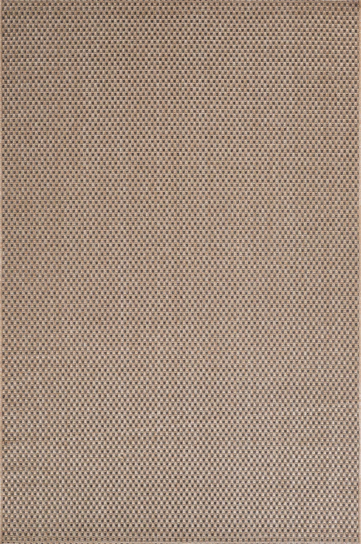 Sisaluna 4442 Bej Jüt Tabanlı Modern Dokuma Kilim Sisal Hasır Halı